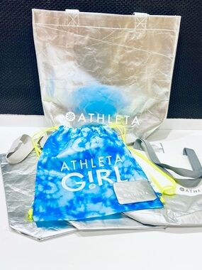 6 Athleta Tote Bags NEW!